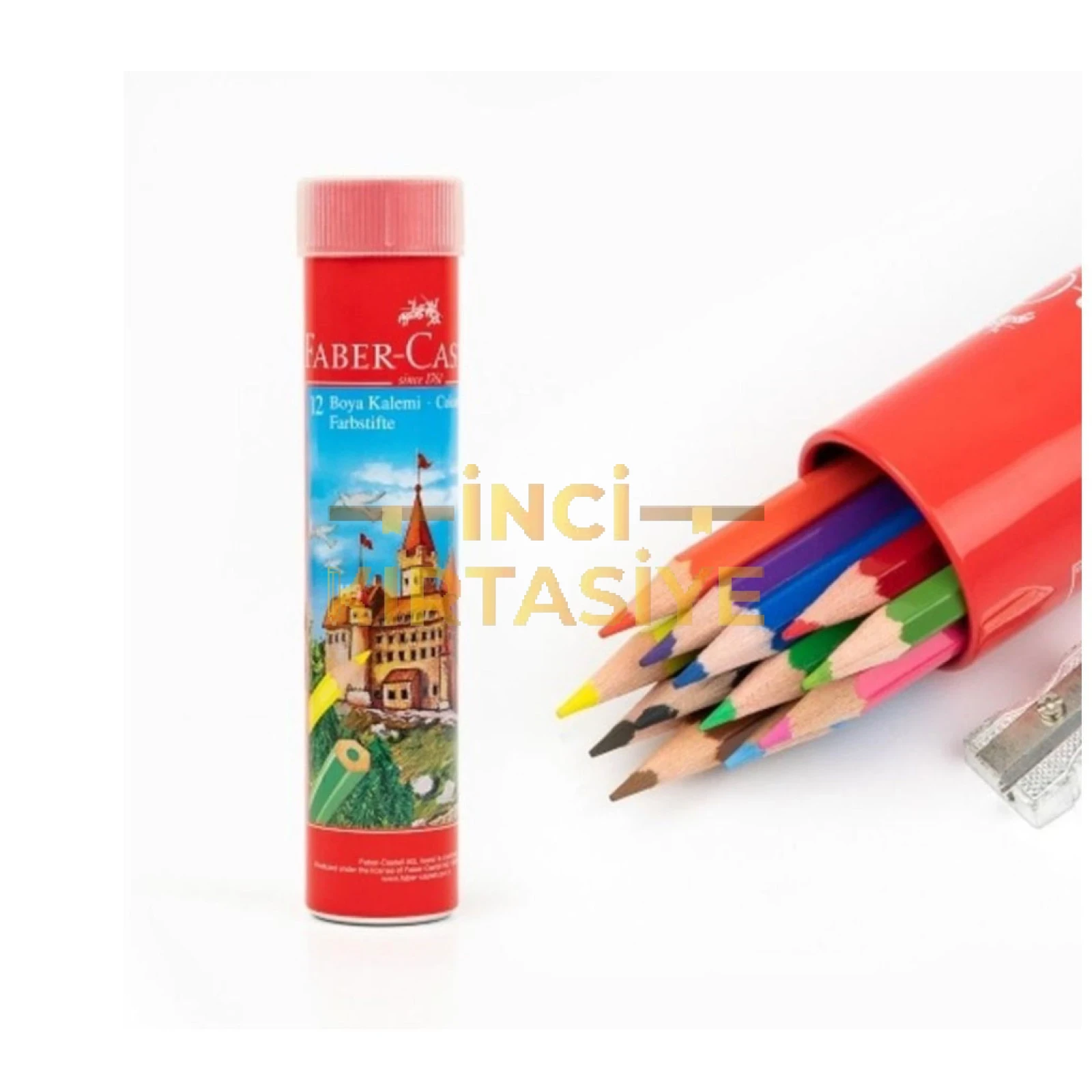 FABER CASTELL KURU BOYA 12 Lİ TÜP