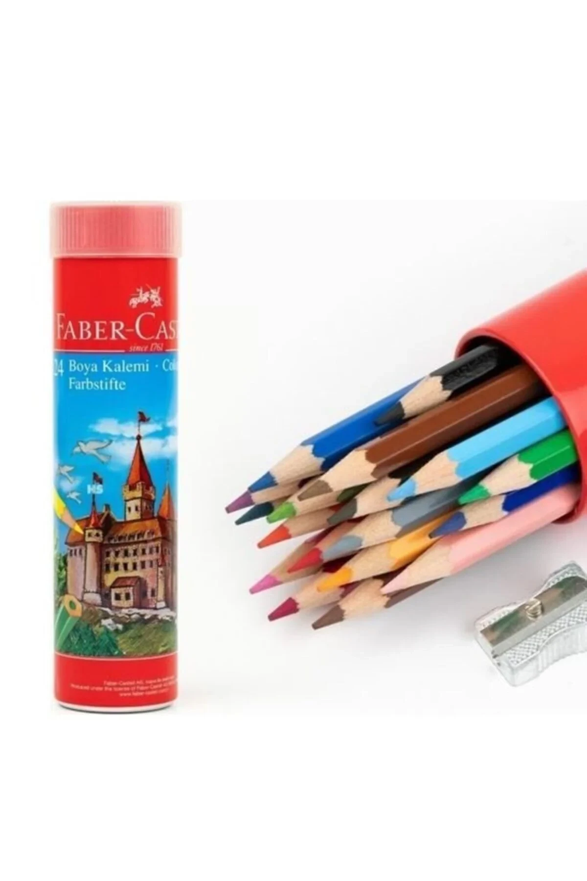 FABER CASTELL KURU BOYA 24 LÜ TÜP