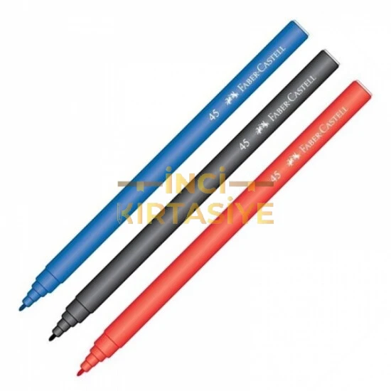 FABER-CASTELL SİYAH KEÇELİ KALEM