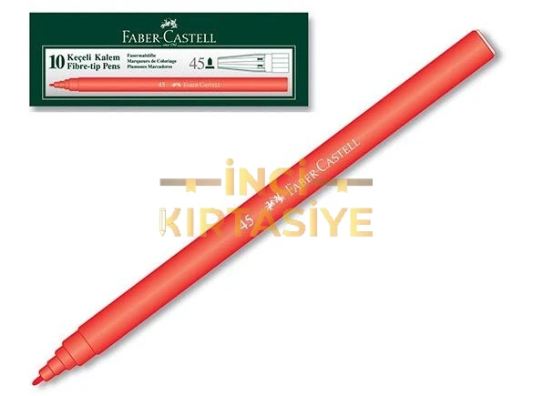 FABER-CASTELL KIRMIZI KEÇELİ KALEM