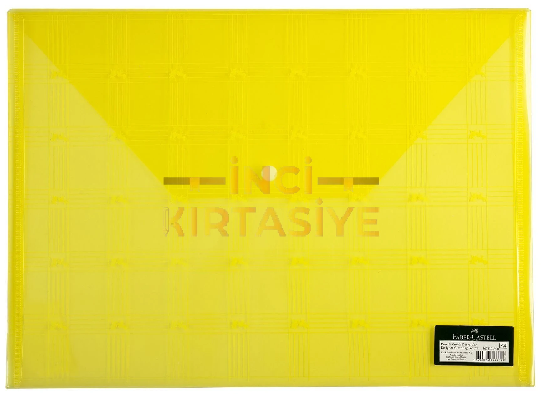 FABER-CASTELL DESENLİ SARI ÇITÇITLI DOSYA