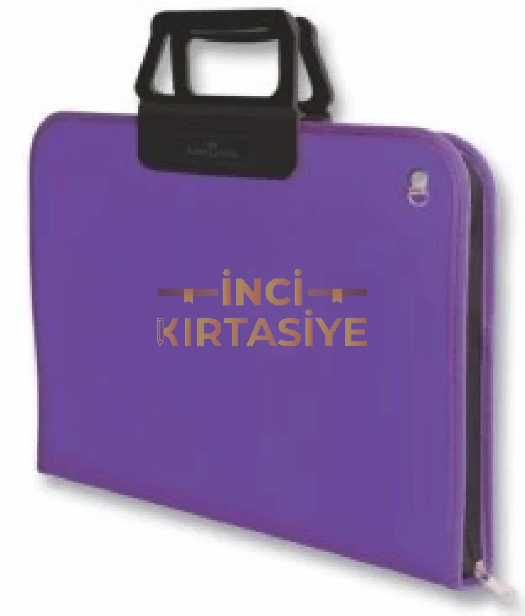 FABER-CASTELL PROJE ÇANTASI 28*38CM MOR