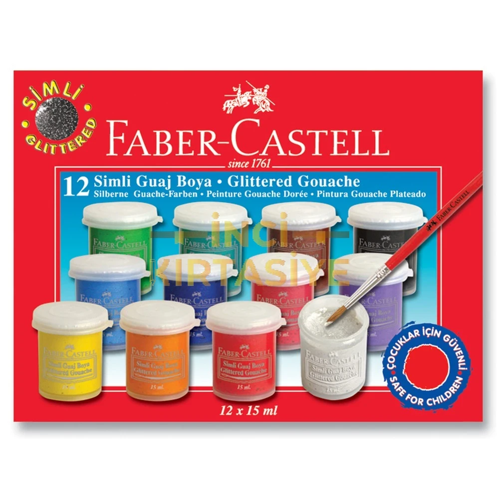 FABER-CASTELL 12 SİMLİ GUAJ BOYA
