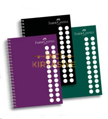 FABER-CASTELL PP 100 ÇİZGİLİ DEFTER KOYU RENKLER