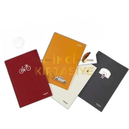 MOPAK A4 80 KARTON KAPAK DÜZ DEFTER
