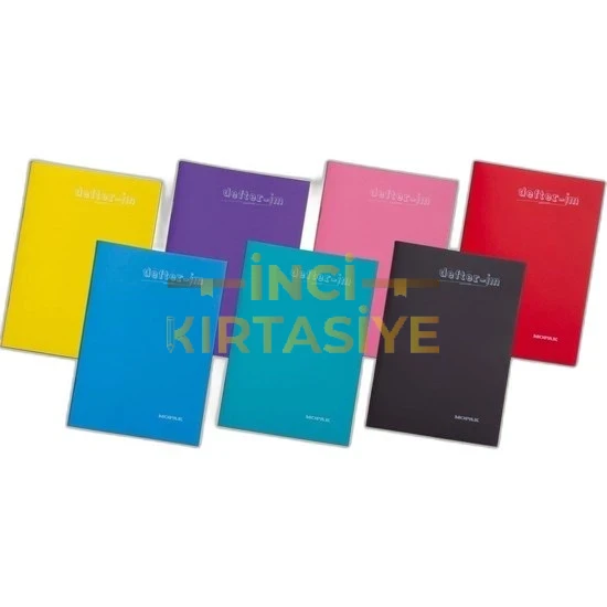 MOPAK A5 60 PLASTİK ÇİZGİLİ DEFTER