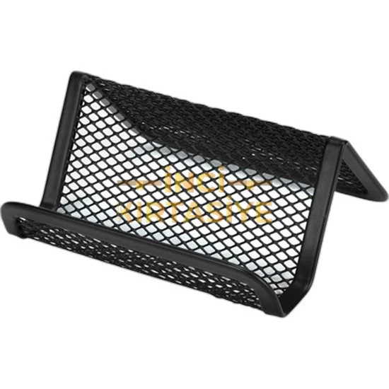 METAL PERFORE KARTVIZITLIK SIYAH