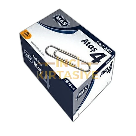 MAS  ATAŞ NO:4(NIKEL KAPLI)SÜPER KALITE 100 ADET