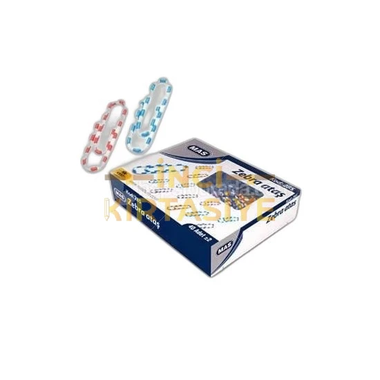 MAS ZEBRA RENKLİ ATAŞ 28MM