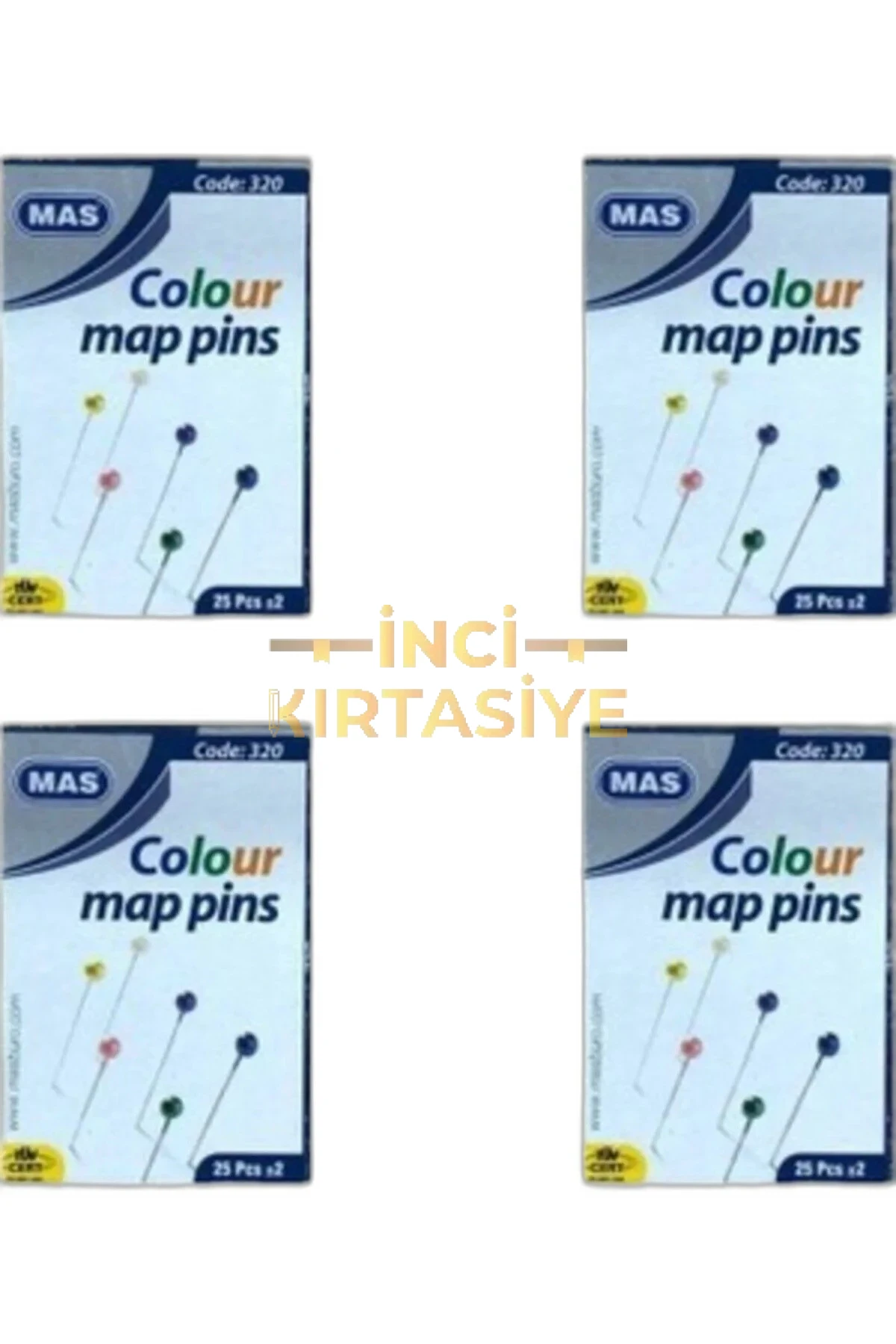 RENKLI BAŞLI TOPLU İĞNE 32 MM