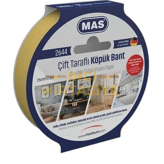 ÇIFT TARAFLI KÖPÜK BANT - 25MMX 5M