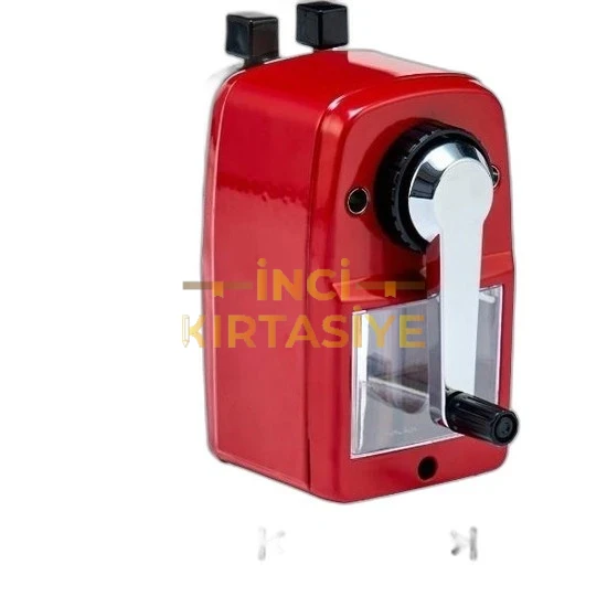 MAS 6732 KALEMTRAŞ KOLLU MASA TİPİ METAL KIRMIZI