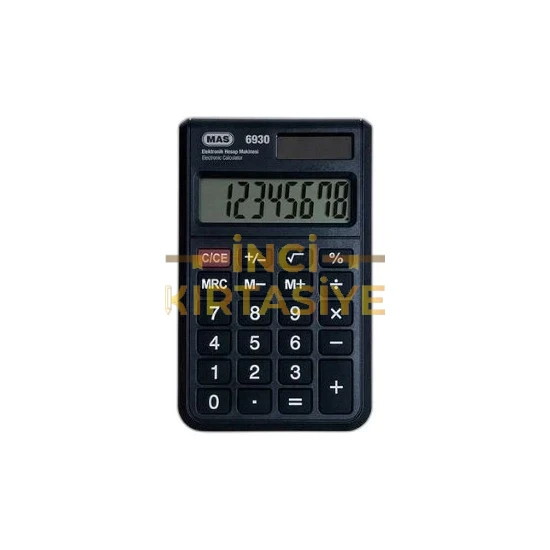 MAS 6930 HESAP MAKİNESİ CEP TİPİ