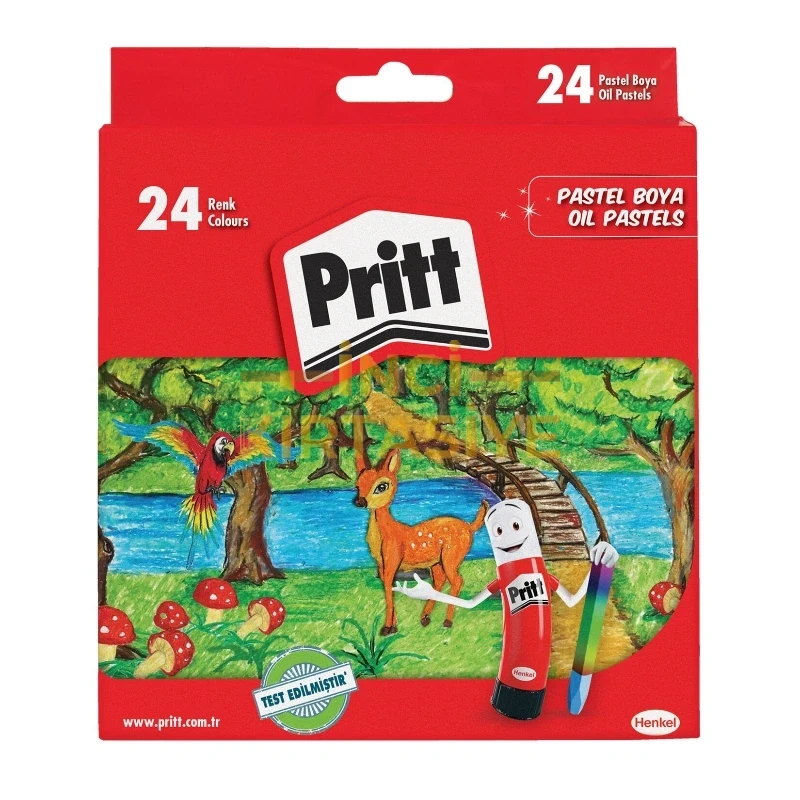PRİTT 24 RENK KARTON PASTEL BOYA