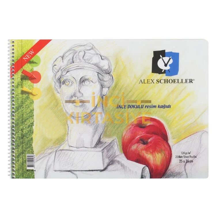 ALEX 25*35 120GR RESİM DEFTERİ