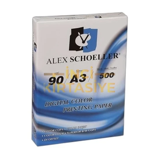 ALEX SCH. FOTO.KAĞ.A3-90GR 500'LÜ/3 ALX-844