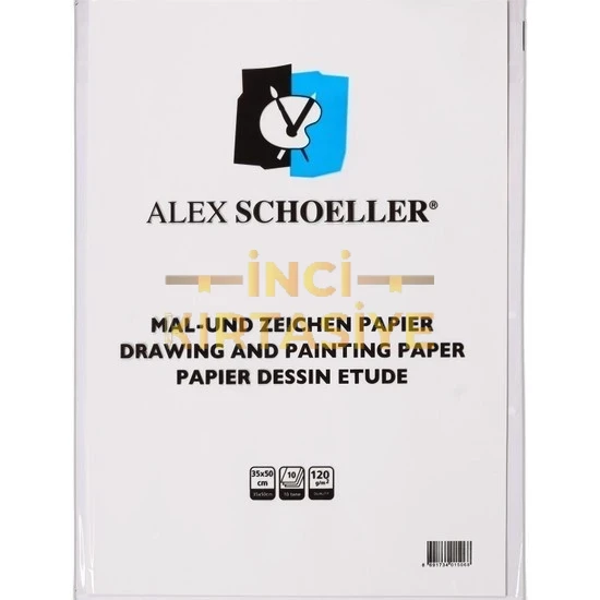 ALEX 35X50CM 120GR 10'LU RESİM KAĞIDI