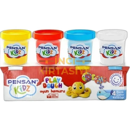 PENSAN KİDZ 4 RENK OYUN HAMURU