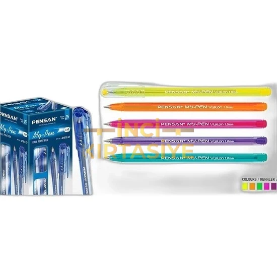 PENSAN MY-PEN RENKLİ TÜKENMEZ KALEM VIOLET 1 MM