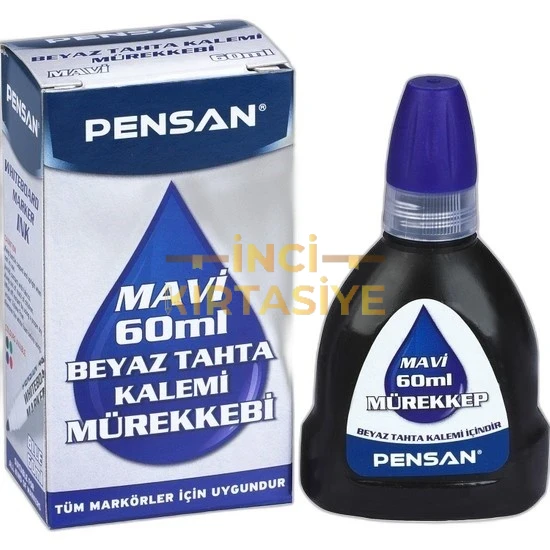 PENSAN 4004 MAVİ TAHTA KALEM MÜREKKEBİ 60 ML