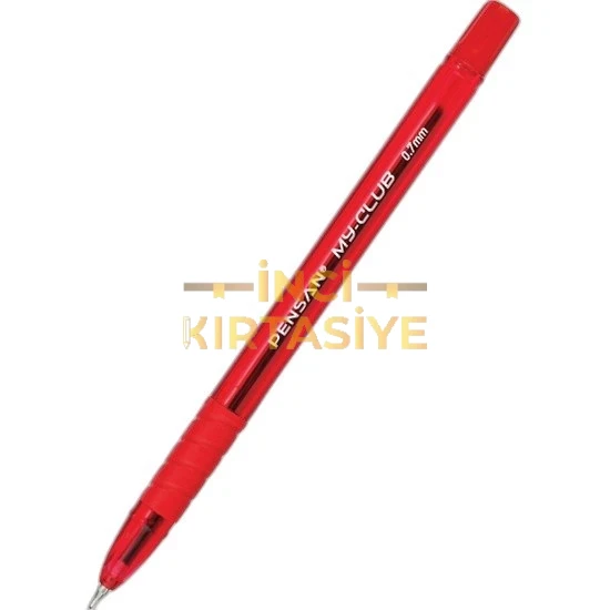 PENSAN CLUB MEDIUM TÜKENMEZ KALEM KIRMIZI 0,7 MM