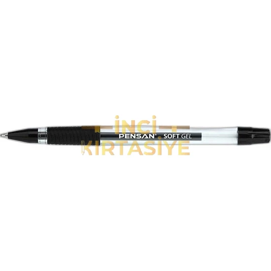PENSAN SOFT GEL TÜKENMEZ KALEM SİYAH 0.7MM