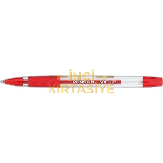 PENSAN SOFT GEL TÜKENMEZ KALEM KIRMIZI 0.7MM