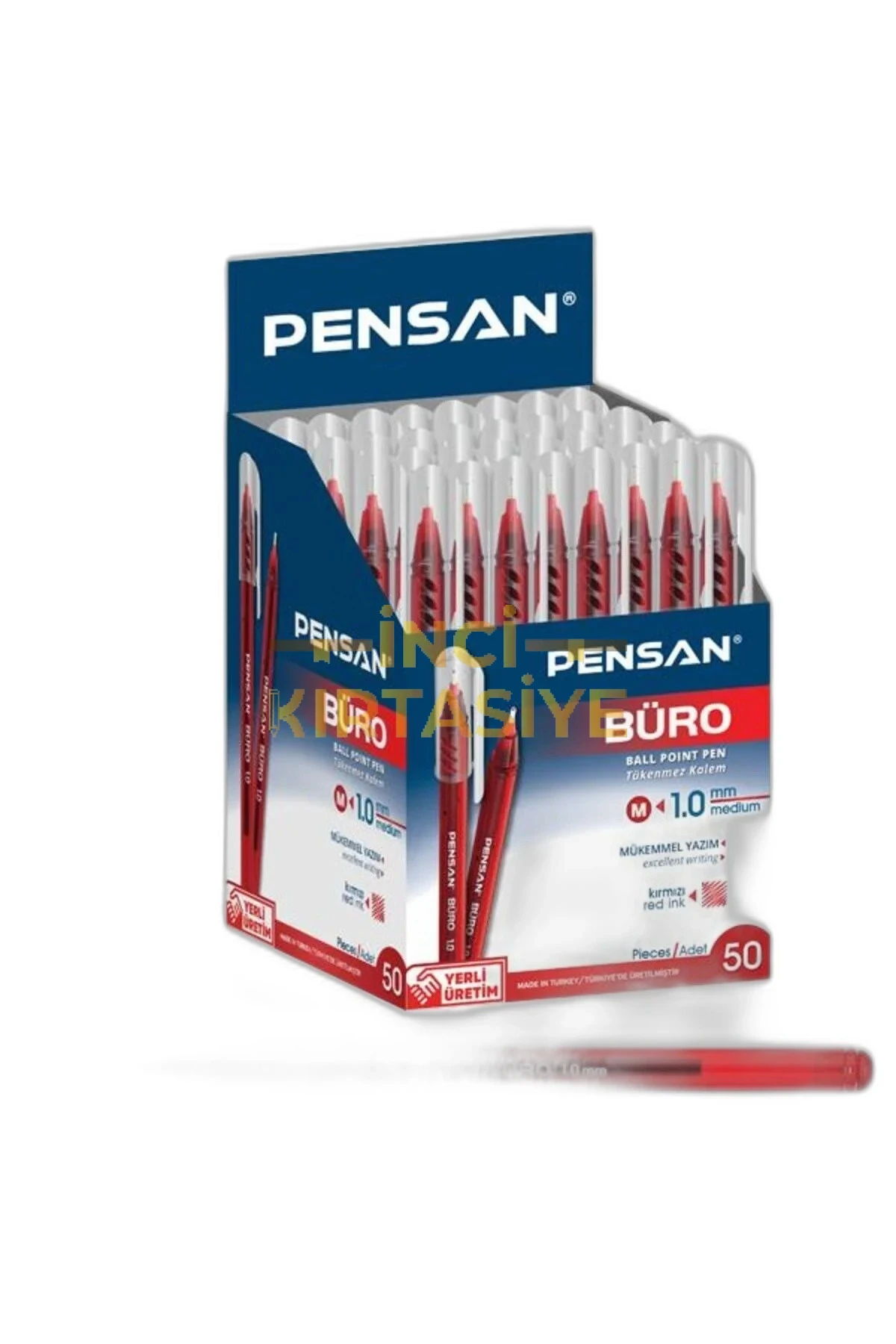 PENSAN 2270 BÜRO TÜKENMEZ KLM 1MM KIRMIZI