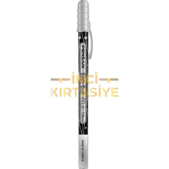 PENSAN JELY GLİTTER 1.0 MM GEL PEN GÜMÜŞ