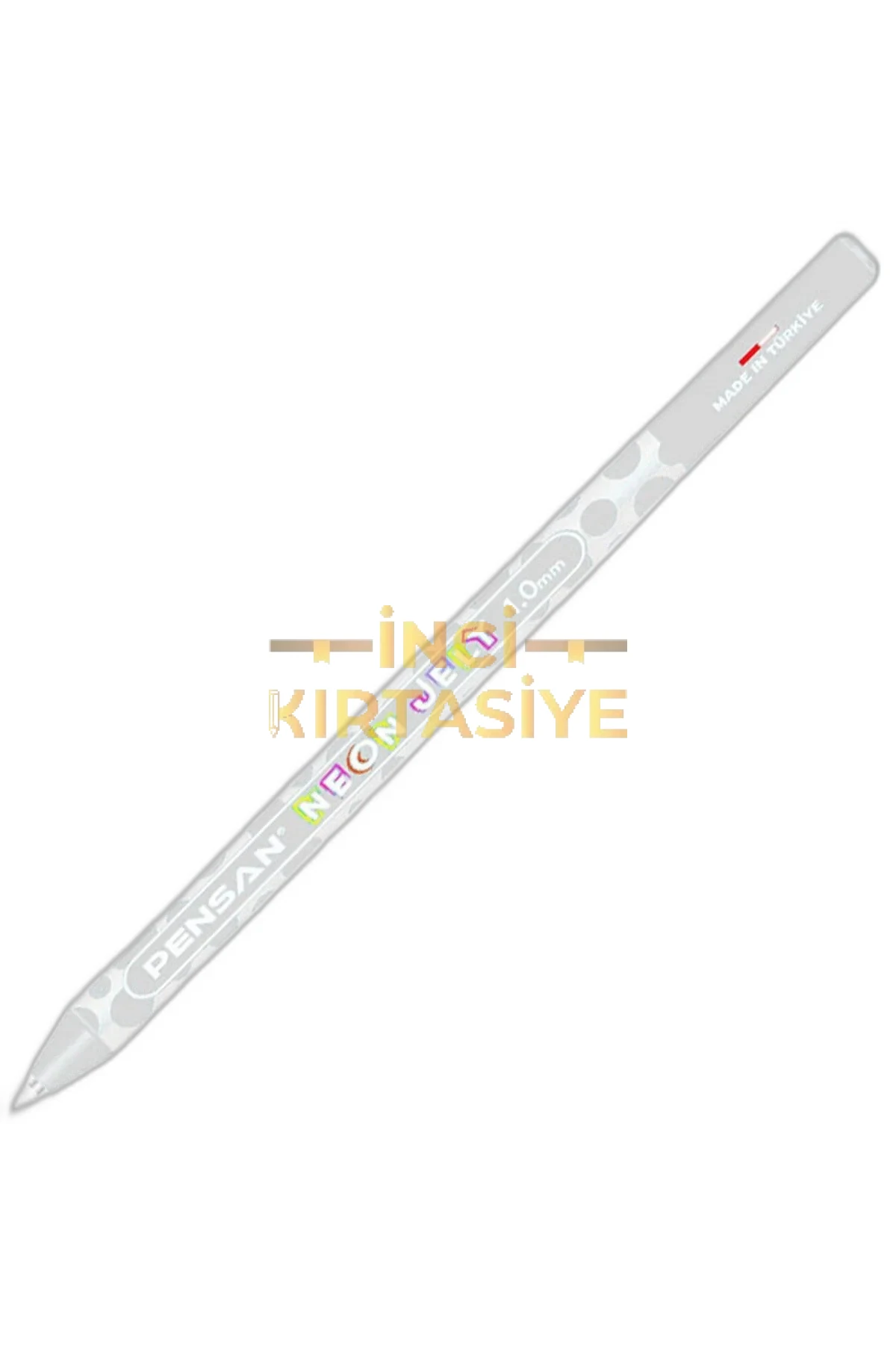 PENSAN JELY NEON 1.0 MM GEL PEN BEYAZ