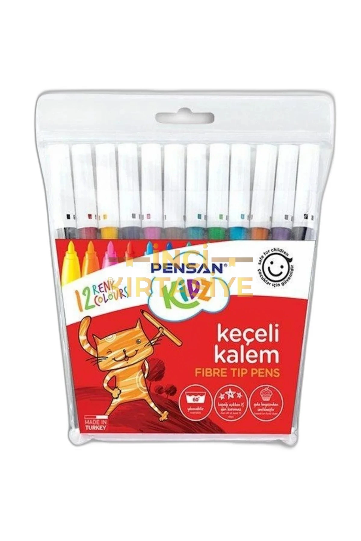 PENSAN KİDZ KEÇELİ BOYA KALEMİ 12 RENK