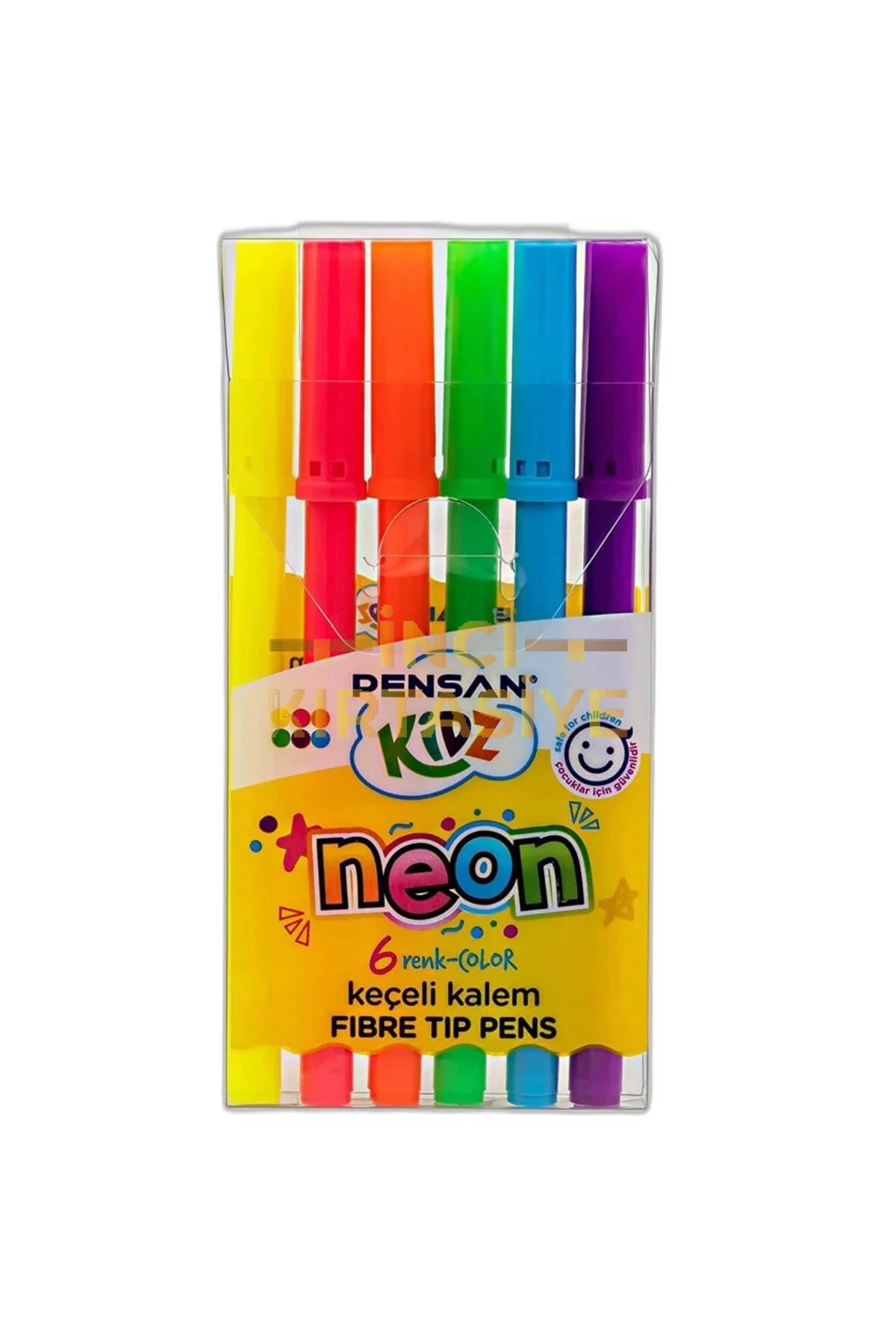 PENSAN KİDZ NEON 6 RENK KEÇELİ KALEM