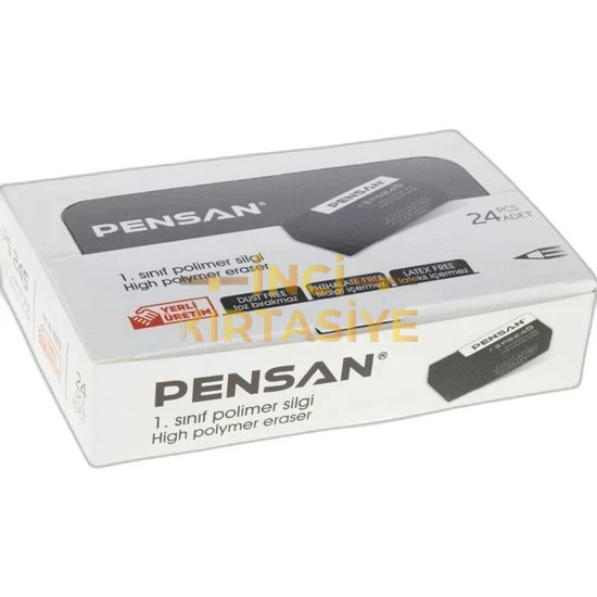 PENSAN PSS-24S SİYAH SİLGİ (24 LÜ)