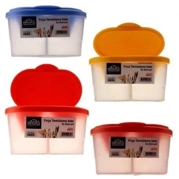 HATAS FIRÇA TEMİZLEME KABI 2 BÖLMELİ