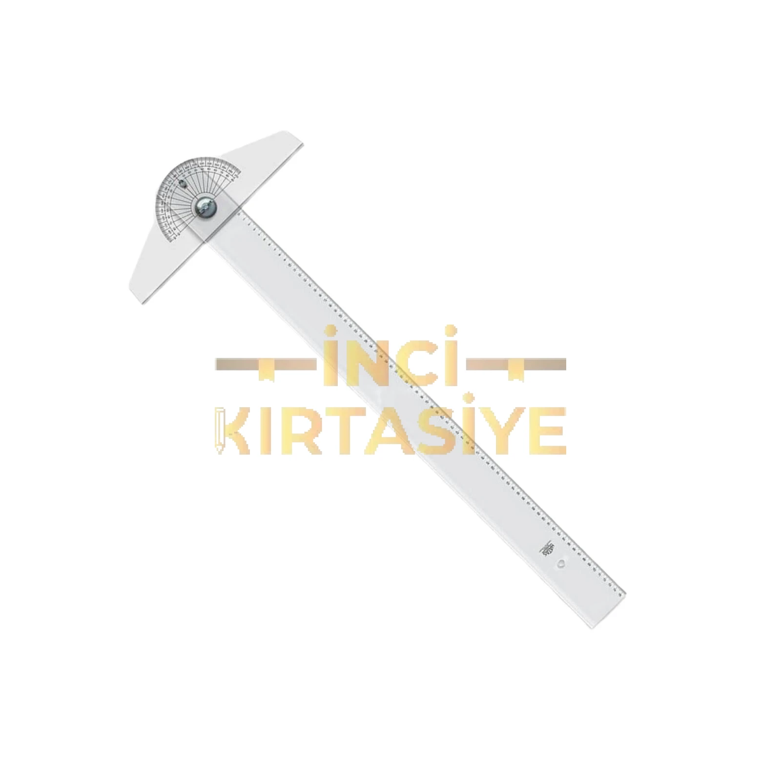 HATAS MİNKALE  - OYNAR BAŞLI PLASTİK T CETVELİ 75 CM