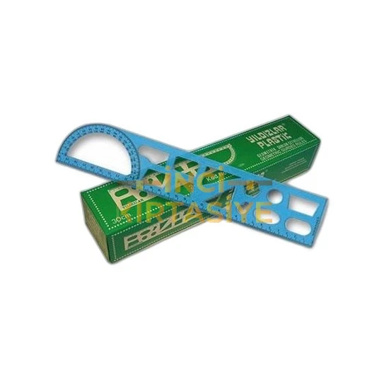 YILDIZLAR 30CM GEOMETRİK ŞEKİLLİ CETVEL