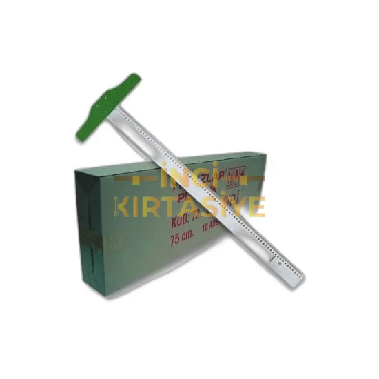 YILDIZLAR 75CM PLASTİK T CETVEL