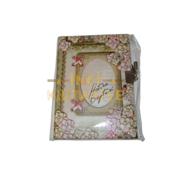 K.COLOR 14*20 120 KİLİTLİ HATIRA DEFTERİ