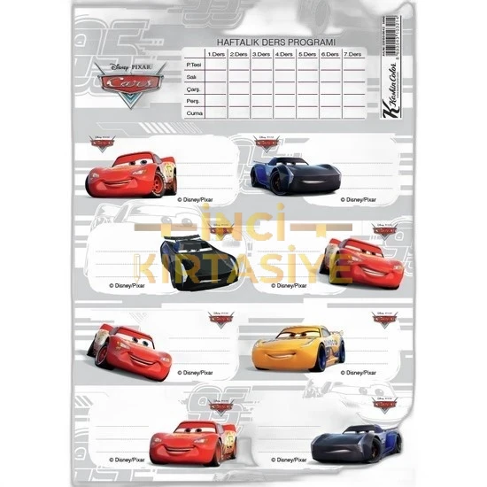 CARS TEKLİ OKUL ETİKET