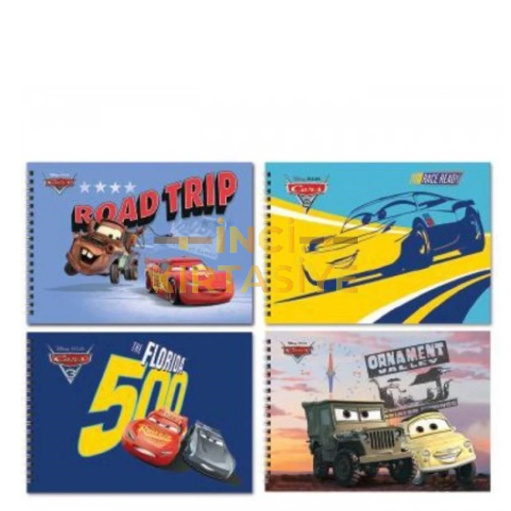 CARS 17*25 15 RESİM DEFTERİ