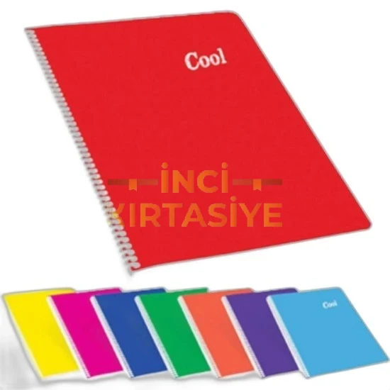 KESKIN A4 60 YP.ÇIZGILI PP KP.SPIRALLI COOL DEFTER