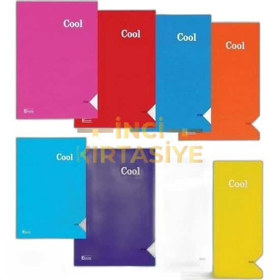 K.COLOR COOL PP A4 40 ÇİZGİLİ DEFTER