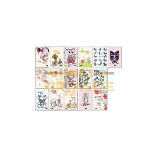 K.COLOR 8*13 32 YP.ÇİZGİLİ MEMO BLOKNOT-PASTEL