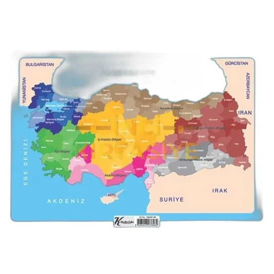 K.COLOR 25*35 99 PARÇA ÇERÇEVELİ TÜRKİYE YAPBOZ