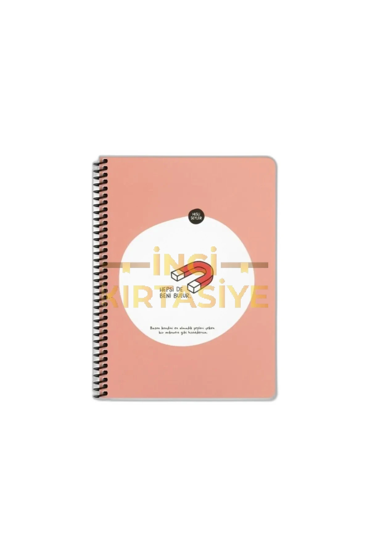 KESKİN HİSLİ ŞEYLER 16,5*22,5  STICKERLI DEF.HEPSI DE BENI BULUR 80 YAP. KARELİ DEFTER