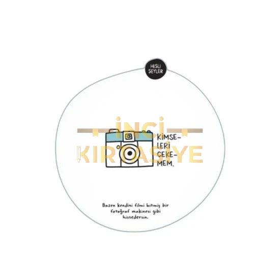 HISLI ŞEYLER A5 80YP.ÇIZ.ÜSTTEN SPR.KAR.KAP.NOT DEF. - KIMSELERI ÇEKEMEM