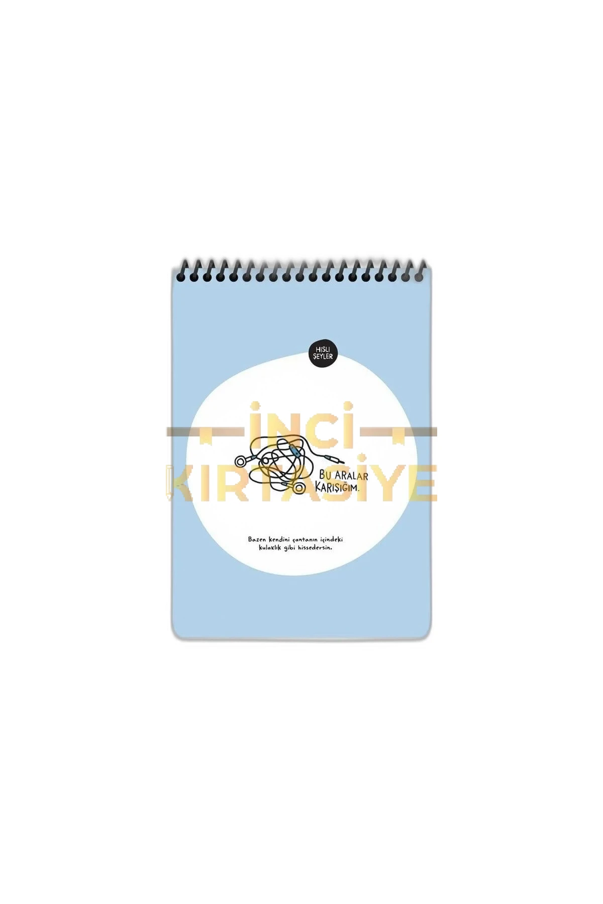 HISLI ŞEYLER A5 80YP.ÇIZ.ÜSTTEN SPR.KAR.KAP.NOT DEF. - BU ARALAR KARIŞIĞIM