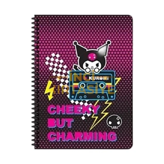 KUROMI A6 80 YP.ÇIZGILI SPIRALLI BLOKNOT