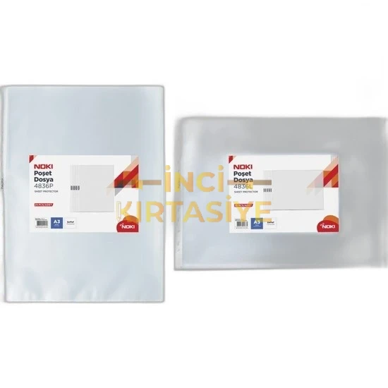 NOKİ POŞET DOSYA A3 YATAY (90 MIC)