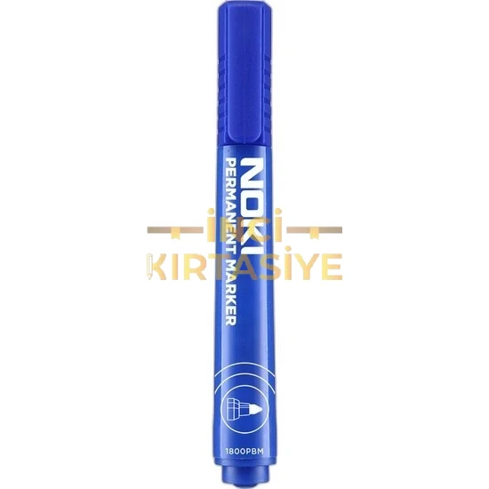 NOKİ YUVARLAK UÇ MARKER MAVİ